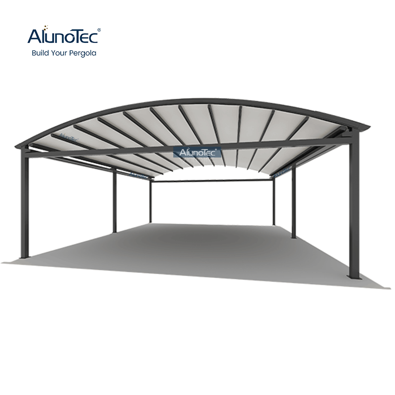 AlunoTec verwandelt Ihre Terrasse, Ihren Garten oder Ihren Außenbereich mit einer versenkbaren Pergola-Schattenlösung für den Sommer