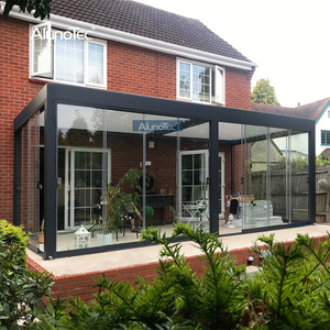 AlunoTec maßgeschneiderte 19ft 25ft Pergola, raummontierte, an der Wand befestigte Pergolen mit Lamellen zum Preis in den USA
