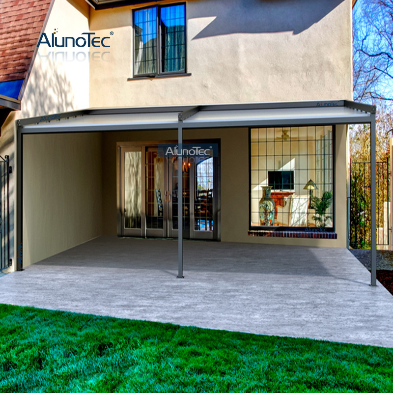 Wasserdichte Pergola-Seitenmarkise aus Aluminium für den Garten