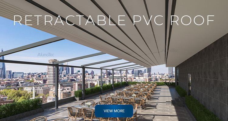 retractable pvc roof