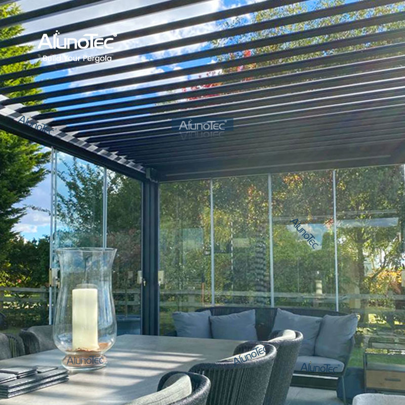 AlunoTec 6m x 4m Alfresco Louvre Diy Pergola System für Versandkosten