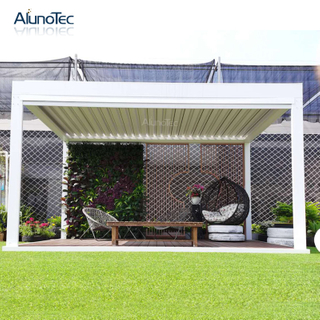 Wasserdichter Gartenpavillon für den Außenbereich, Aluminium-Pergola-Lamellen
