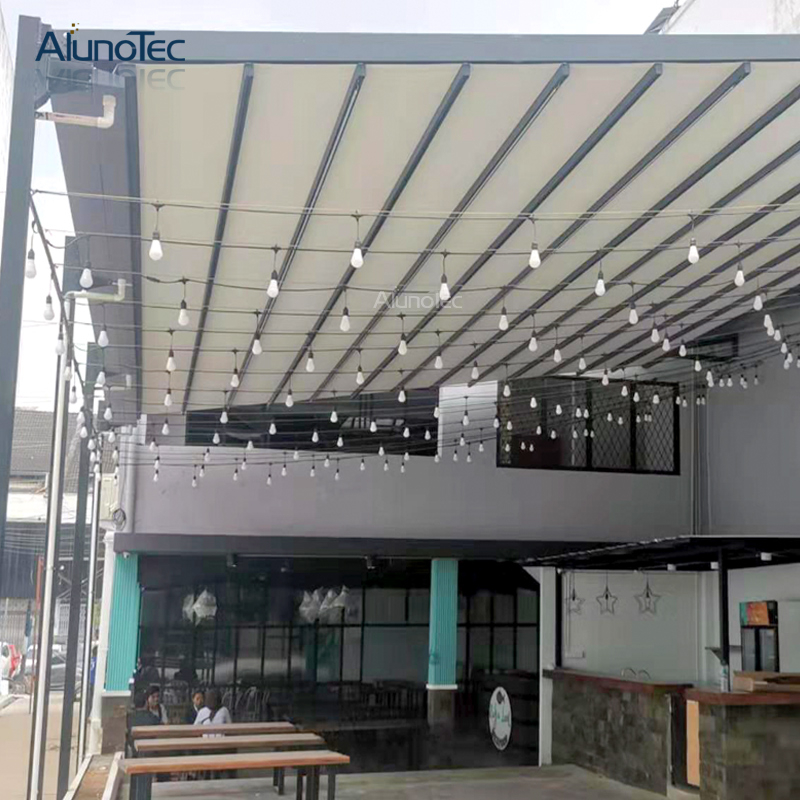 Bestes großes, sonnensicheres, faltbares, rollendes Aluminium-PVC-Markisendach