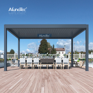 AlunoTec Outdoor-Aluminium-Pergola, Lamellendach, Terrassendach, bioklimatische Pergolen, Bögen, Lauben, Markisen, Pergola-Sets