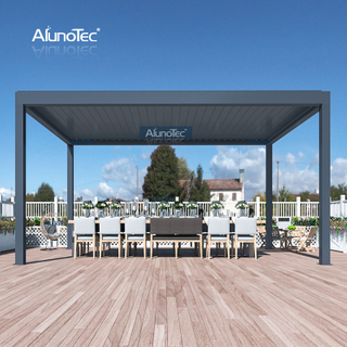 AlunoTec Outdoor-Aluminium-Pergola, Lamellendach, Terrassendach, bioklimatische Pergolen, Bögen, Lauben, Markisen, Pergola-Sets