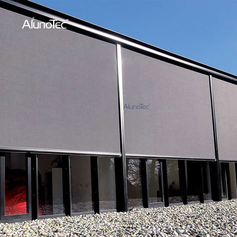 Factory Anti-Mücken-Sichtschutz-Handbuch für den Außenbereich, Pergola, Gartenrollos, vertikaler Vorhang mit Reißverschluss