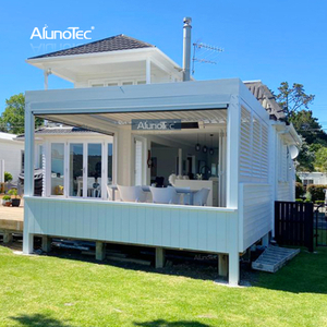 AlunoTec Give Installationshandbuch 13,5 M * 3,1 M Anpassung Diy Pergola Lamellensystem für Kosten