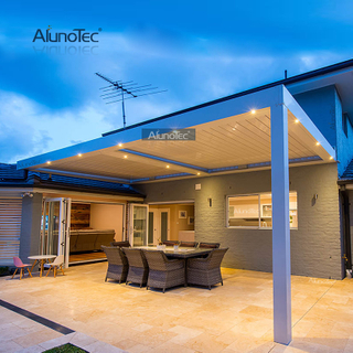 AlunoTec Angebot 7m*3,6m Pergola bioklimatisiert mit manuell neigbaren Lamellen