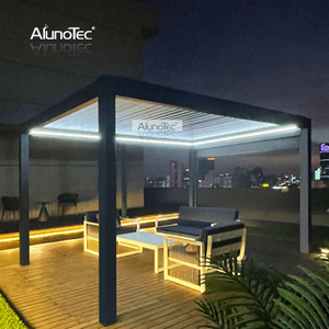 Manuelles regensicheres Lamellendach im Freien, bioklimatisches, modernes Pergola-Design für Großhändler