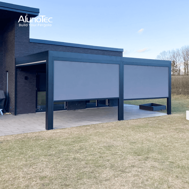 AlunoTec schafft Luxus-Glamping-Pergola-Freizeitbereich für den Hausgarten