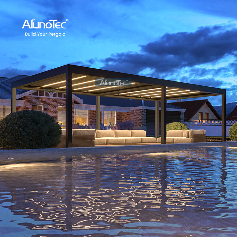 AlunoTec 6m x 4m Alfresco Louvre Diy Pergola System für Versandkosten