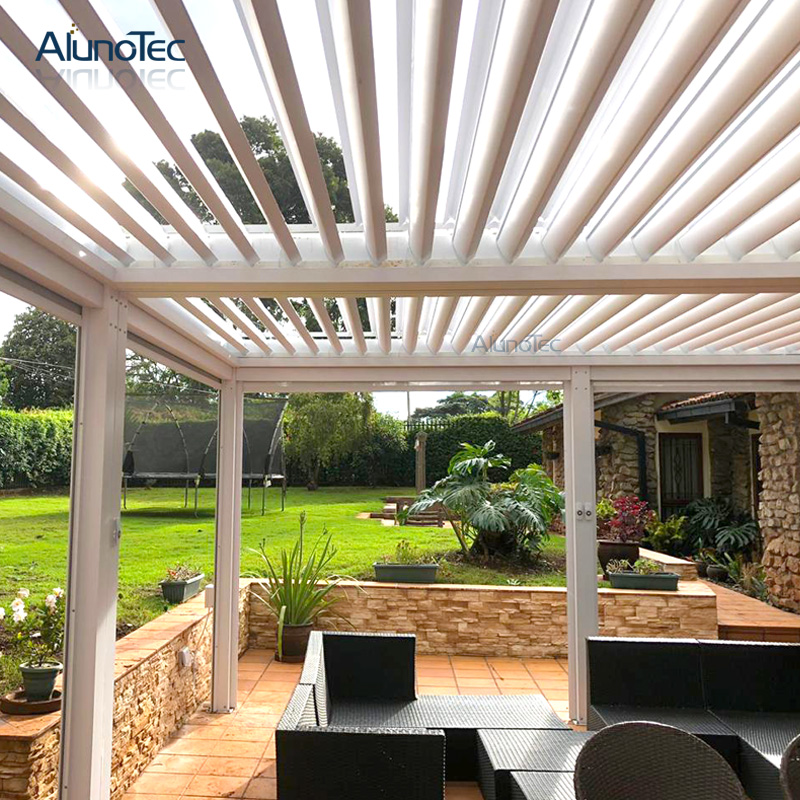 Outdoor Shade Gazebo Garden Bioklimatische Pergola Louver