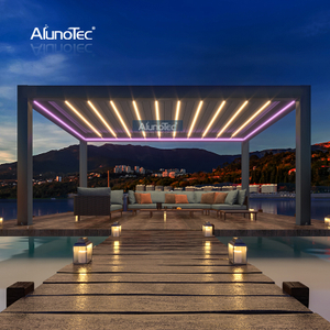 Pergolux Motorisierter, freistehender, modularer, bioklimatischer Pergola-Pavillon für ein neues Zuhause