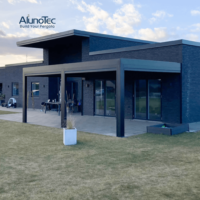 AlunoTec Outdoor-Terrassenkonstruktion, Erholungsbereich, Hinterhof, Veranda