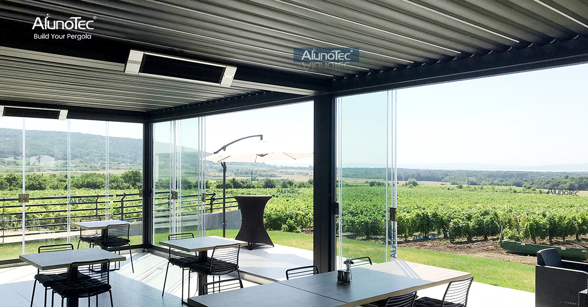 AlunoTec Aluminium-Lamellen-Dachpergola Nr. 4