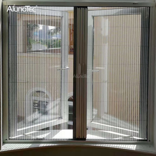 Großhandelshersteller-Fenster-Moskitonetz-einziehbare Fiberglas-Fliegengitter-Schiebegitter