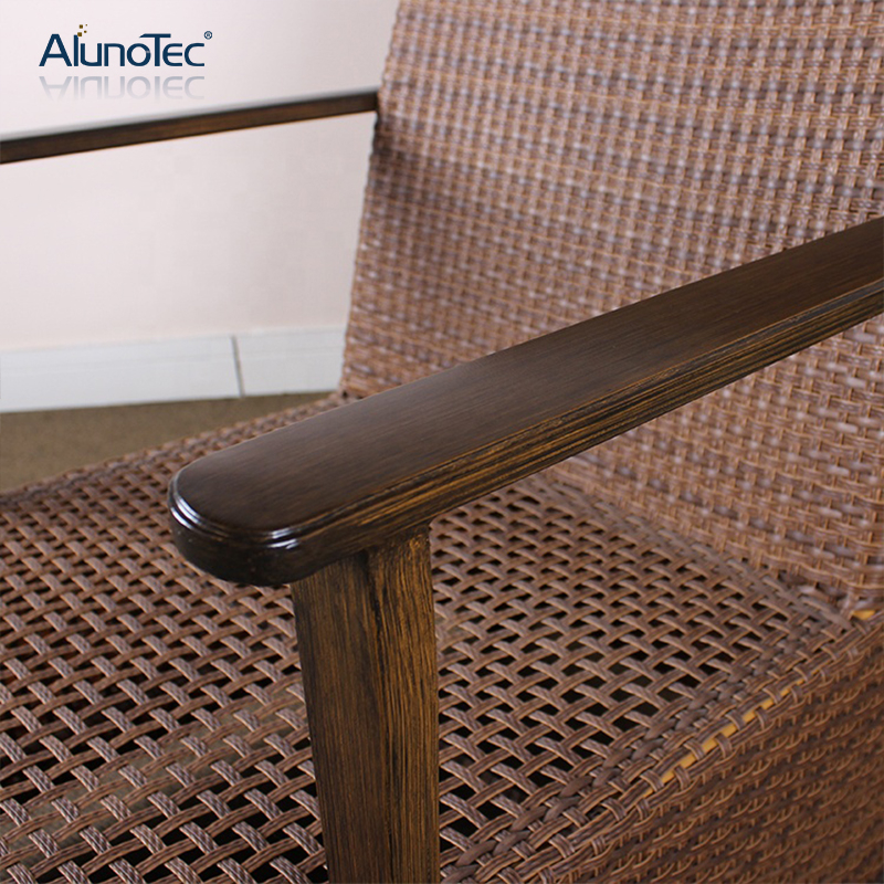 Gartenmöbel-Lounge-Set, Gartenmöbel, Chaiselongue, Balkon, Rattan-Loungesessel
