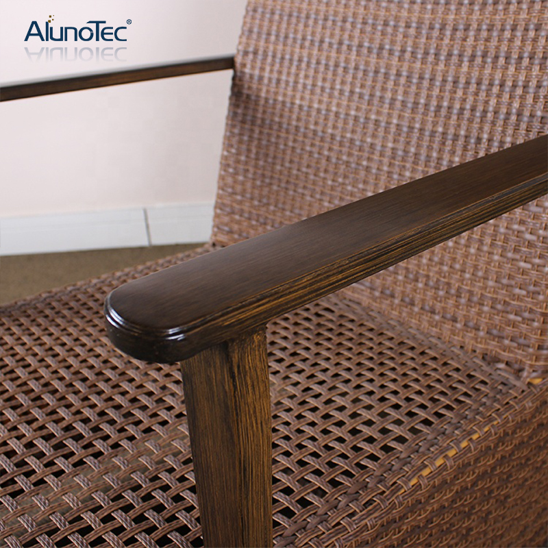 Gartenmöbel-Lounge-Set, Gartenmöbel, Chaiselongue, Balkon, Rattan-Loungesessel