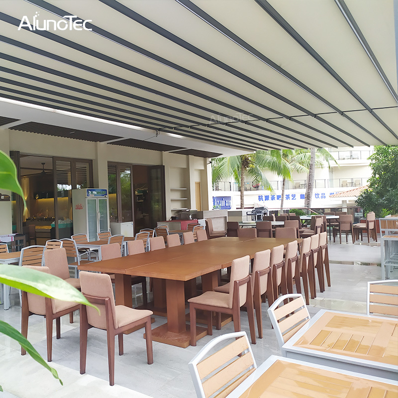 Bestes großes, sonnensicheres, faltbares, rollendes Aluminium-PVC-Markisendach
