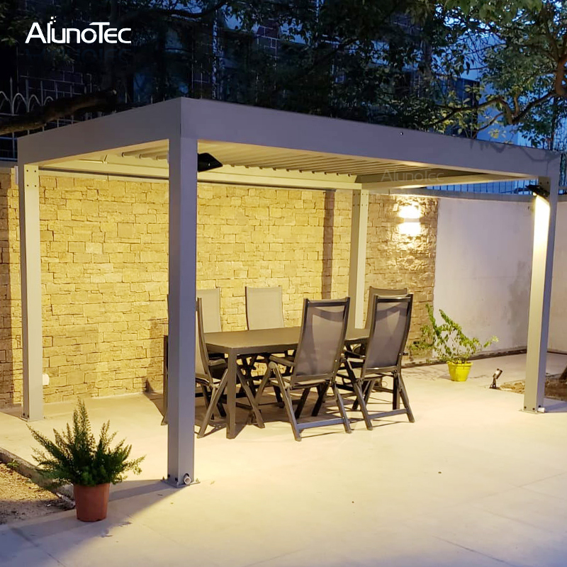 Bedienbare Pergola-Überdachung aus Aluminium von Morden Design