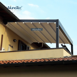 Liefern Sie eine einziehbare Markise für die Terrassendach-Pergola im Freien