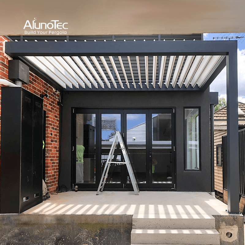 AlunoTec Outdoor-Terrassenkonstruktion, Erholungsbereich, Hinterhof, Veranda