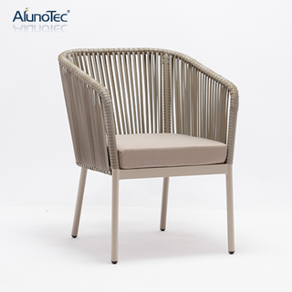 Wasserdichter PE-Rattan-Stuhl im modernen Design für Gartenmöbel-Sofa-Set im Freien 
