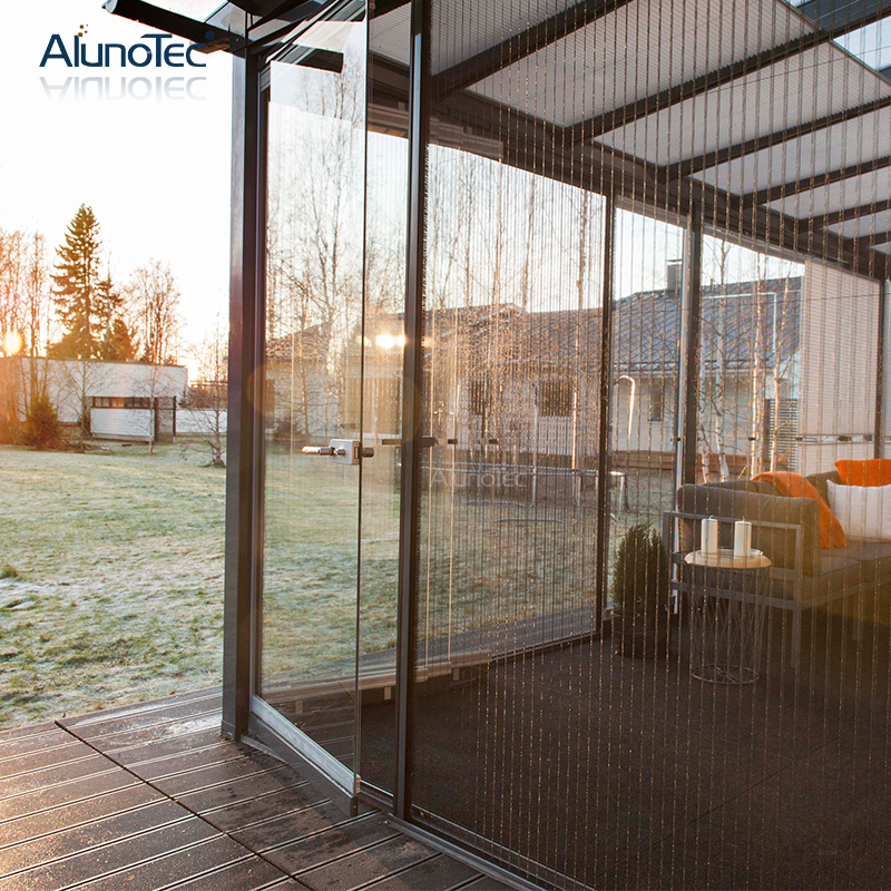 Chain Patio Retractable Sliding Magnetic Insect Fly Net Screen Flyscreen Door