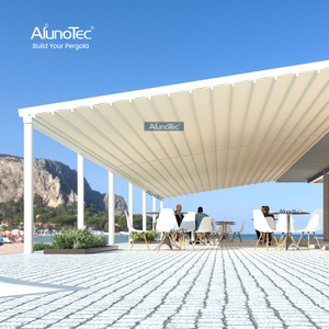 Sun Garden, einziehbares Schattendach, elektrische Markise, motorisiertes Deck, wasserdichte PVC-Abdeckungen 