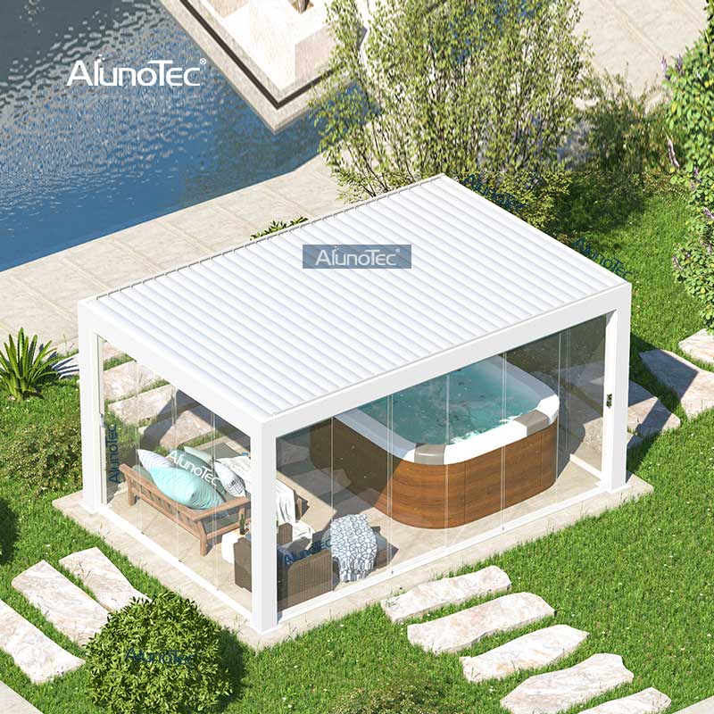 Pergola-Installationspreis, Outdoor-Hinterhof-Pavillon-Schatten, günstige Terrassendeck-Möbelbereichsabdeckung