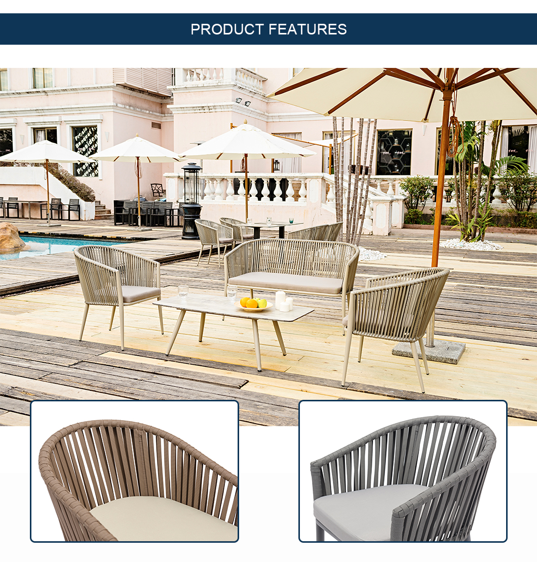 Gro&szlig;handel PE-Rattan-Webstuhl f&uuml;r Terrassenm&ouml;bel, Gartenset (2)