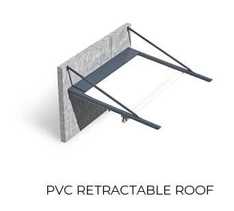 pvc retractable roof